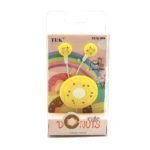 Auriculares con cable dinosaurio y dona - Imagen 8