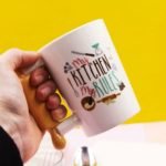Taza de cerámica con agarre de rodillo - Imagen 2