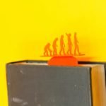 Señalador de libro evolucion humana - Imagen 2