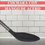 Cuchara de teflon con mango de metal 35cm - Imagen 4