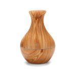 Humidicador con forma de florero 120ml simil madera USB - Imagen 2