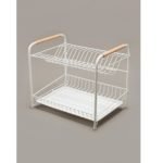 Escurridor de hierro seca platos dos pisos - Imagen 2