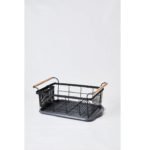 Escurridor de metal seca platos de hierro con mango de madera - Imagen 7