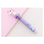 Lapicera retractil multicolor 10 colores Kawaii - Imagen 27
