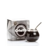 Mate Criollo ceramica con bombilla de acero