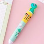 Lapicera retractil multicolor 10 colores Kawaii - Imagen 12