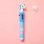 Lapicera retractil multicolor 10 colores Kawaii - Imagen 15