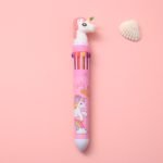 Lapicera retractil multicolor 10 colores Kawaii - Imagen 17