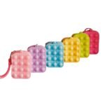 Llavero monedero pop it anti estrés