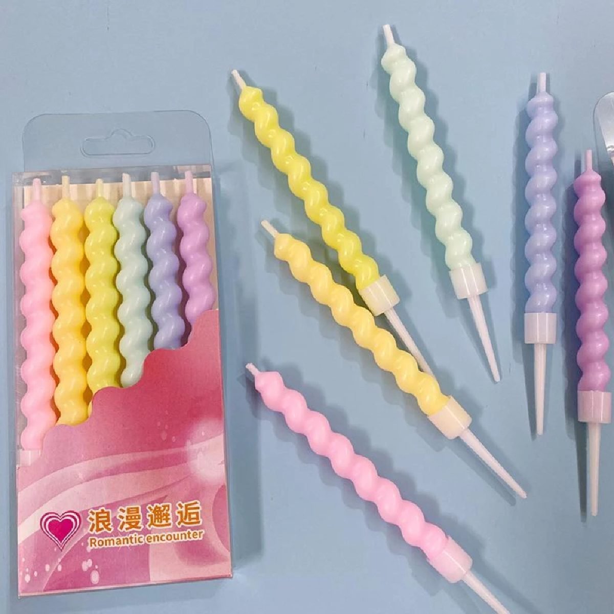 12 Velas para cumpleaños festejos - Imagen 1