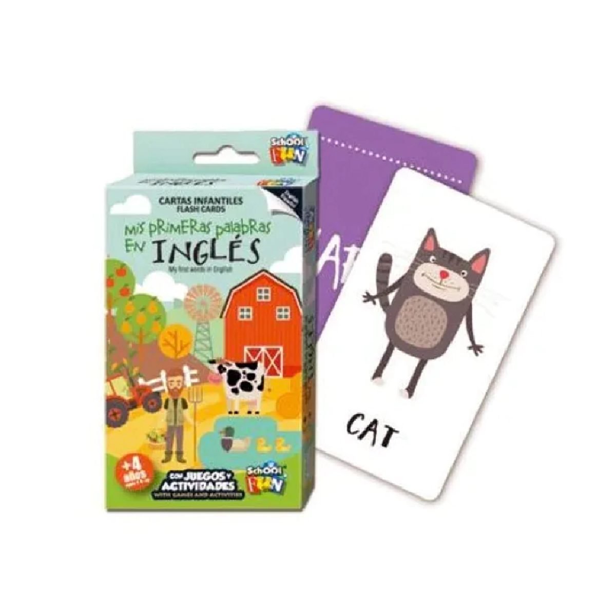 ING Cartas educativas palabras en ingles - Imagen 1