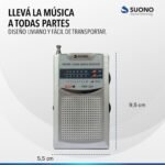 Radio Portátil Am/fm Suono - Imagen 5