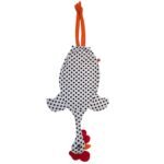 dispenser de bolsas gallina etelvina blanca con lunares negros mayorista
