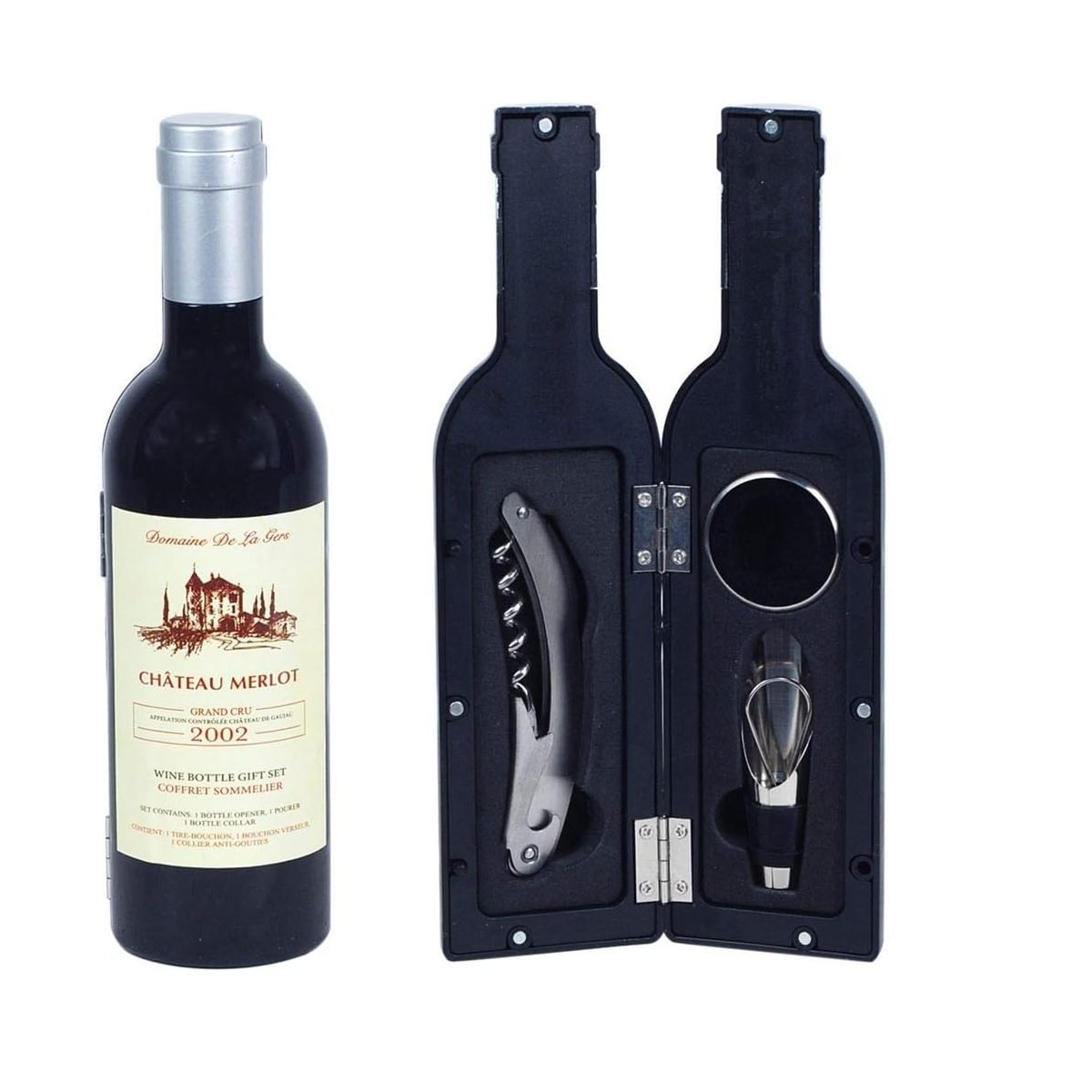 00209. Set botella de vino 3 piezas - Imagen 1