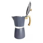 Cafetera moka italiana 6P con mango de madera - Imagen 3