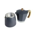 Cafetera moka italiana 6P con mango de madera - Imagen 7