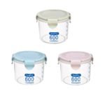 Tupper plastico medidor 600ml con tapa