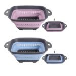 Colador cuadrado plegable silicona 27 cm - Imagen 6