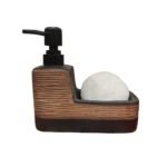 Dispenser jabon de ceramica con esponja - Imagen 4