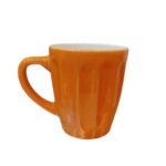 Taza de ceramica faceteada bicolor - Imagen 2