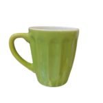 Taza de ceramica faceteada bicolor - Imagen 5