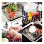 Escurridor varillas de acero extensible secaplatos - Imagen 2