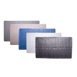 Alfombra de baño con ventosas 67 x 38 cm
