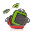 Escurridor cuadrado plegable silicona 18 cm - Imagen 4