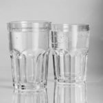 Vaso de vidrio faceteado 300 ml - Imagen 2