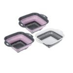 Colador cuadrado plegable silicona 27 cm - Imagen 2