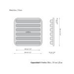Cubetera Silicona Con Tapa Barrita Si O Si Hielera Hermética - Imagen 7