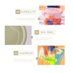 Tupper plastico medidor 600ml con tapa - Imagen 6