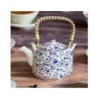 Tetera porcelana china infusor metal 800 Ml - Imagen 2