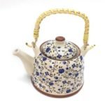 Tetera porcelana china infusor metal 800 Ml - Imagen 4