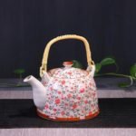 Tetera porcelana china infusor metal 800 Ml - Imagen 5