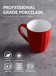 Taza de ceramica faceteada bicolor - Imagen 6