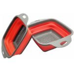 Escurridor cuadrado plegable silicona 18 cm - Imagen 2