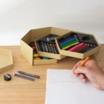 Set de pinturas hexagonal dibujo arte - Imagen 2