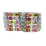Set de hebillas para el pelo x 10 frutas comicas