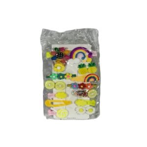 Set De 10 Hebillas diseños limones margaritas