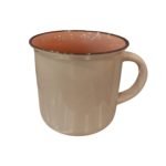 Taza retro ceramica enlozada 410 ml - Imagen 4