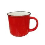 Taza retro ceramica enlozada 410 ml - Imagen 3