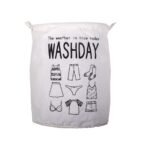 Tacho cesto para ropa sucia baño Washday