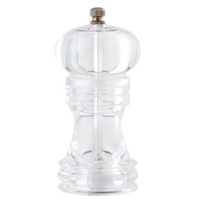 Molinillo pimentero acrilico transparente 16 Cm