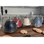 Pava acero inoxidable lunares con infusor