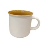 Taza porcelana bicolor blanca con color interno - Imagen 3