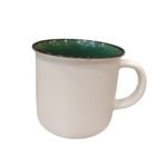 Taza porcelana bicolor blanca con color interno - Imagen 5