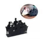 Porta servilletas servilletero Acero Inox Diseño arroba - Imagen 4