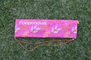 Lona para pileta / playa mandarin grande floripondias. - Imagen 4
