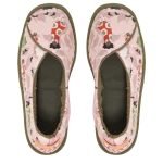 Pantuflas floripondias estampa modelo Gracia mujer invierno - Imagen 2